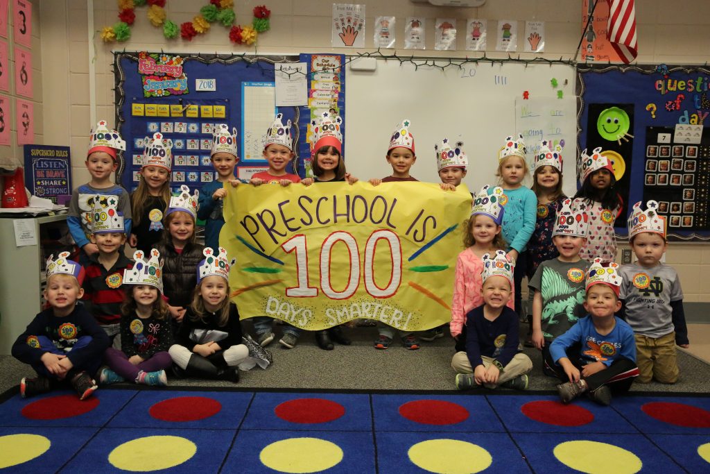 Horizon students celebrate 100th Day
