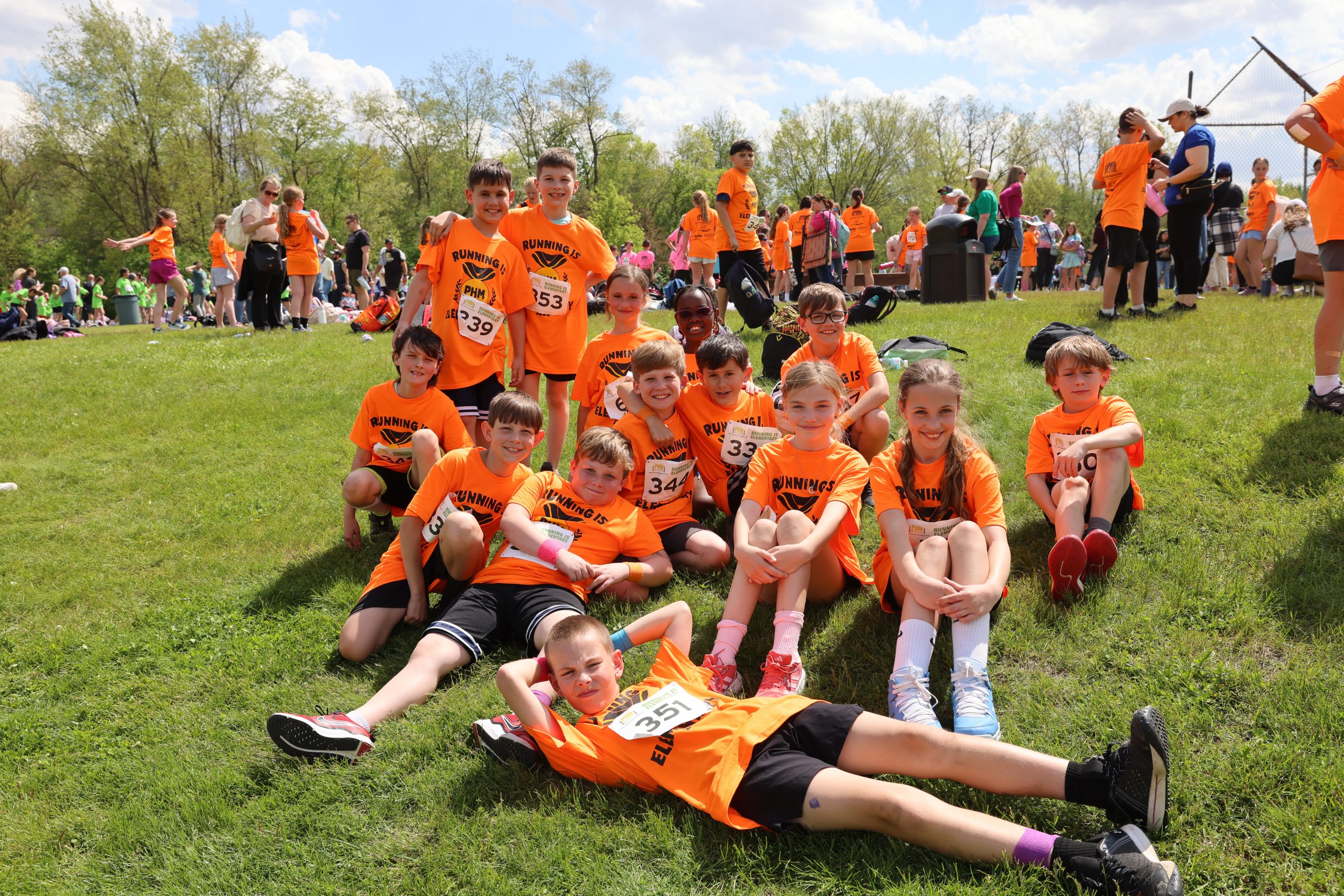 Over 700 P-H-M Students Race Mile at Running is Elementary Event
