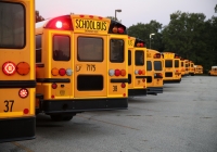 P-H-M buses pulling out for the 1st day of school